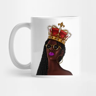 Santa African Queen, Christmas Shirt, Family Christmas, Trendy Christmas Tee, Santa's Favourite Ho. Mug